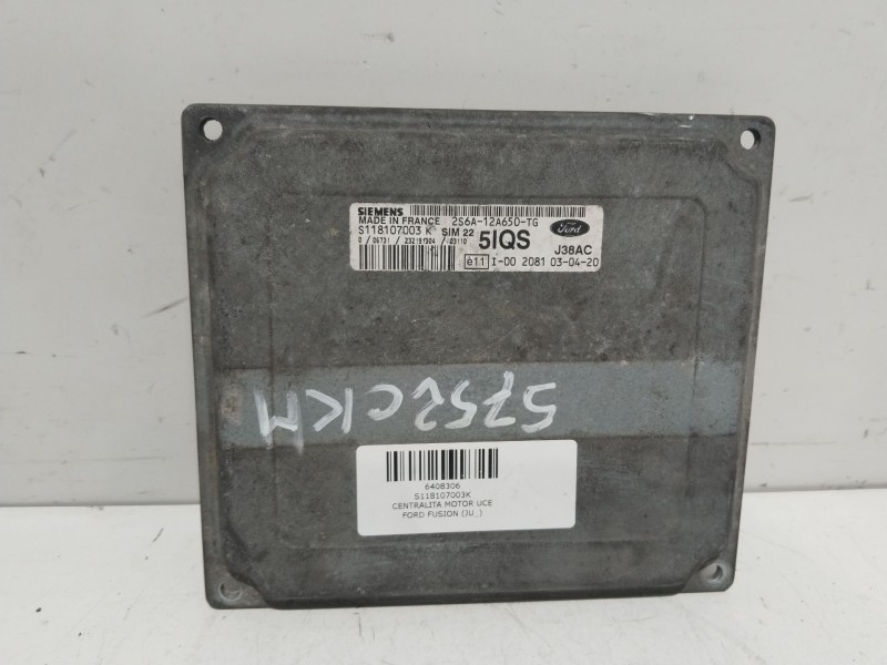 Recambio de centralita motor uce para ford fusion (ju_) 1.6 referencia OEM IAM S118107003K  