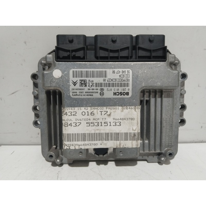 Recambio de centralita motor uce para peugeot 308 sw sport referencia OEM IAM 0281013872  