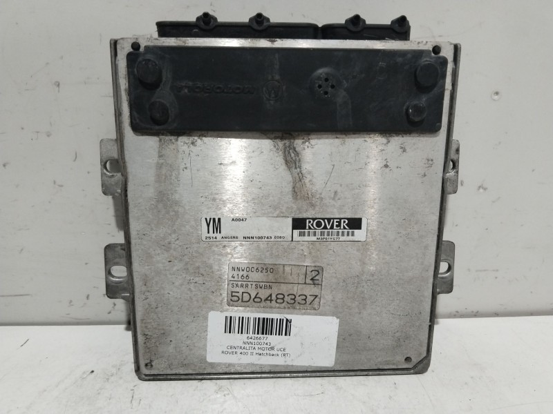 Recambio de centralita motor uce para rover 400 ii hatchback (rt) 414 si referencia OEM IAM NNN100743  