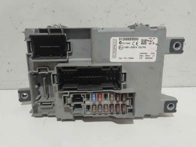 Recambio de caja reles / fusibles para fiat fiorino básico referencia OEM IAM 01368889080  116RI000674 Recambio de caja reles / fusibles para fiat fiorino básico referencia OEM IAM 01368889080  116RI000674