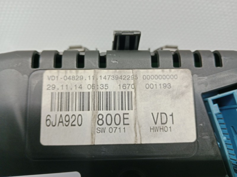 Recambio de cuadro instrumentos para seat toledo iv (kg3) 1.6 tdi referencia OEM IAM A2C53357612AF  