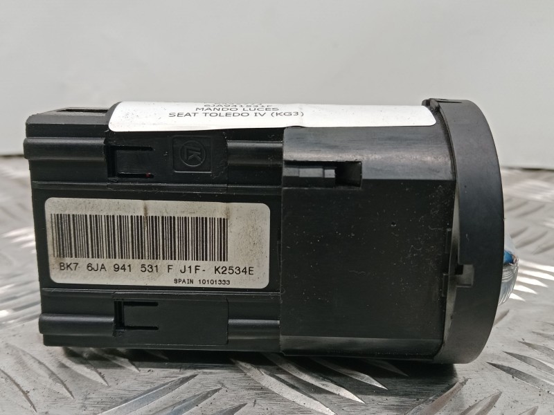 Recambio de mando luces para seat toledo iv (kg3) 1.6 tdi referencia OEM IAM 6JA941531F  