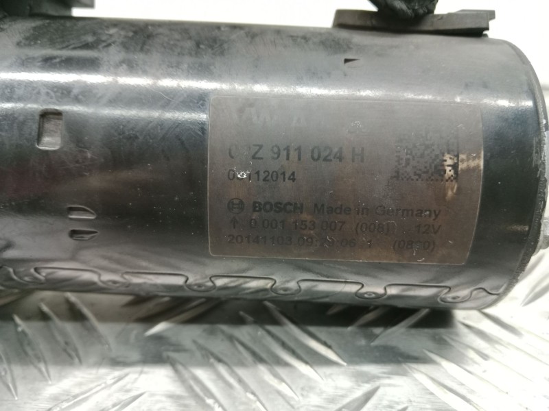 Recambio de motor arranque para seat toledo iv (kg3) 1.6 tdi referencia OEM IAM 02Z911024H  