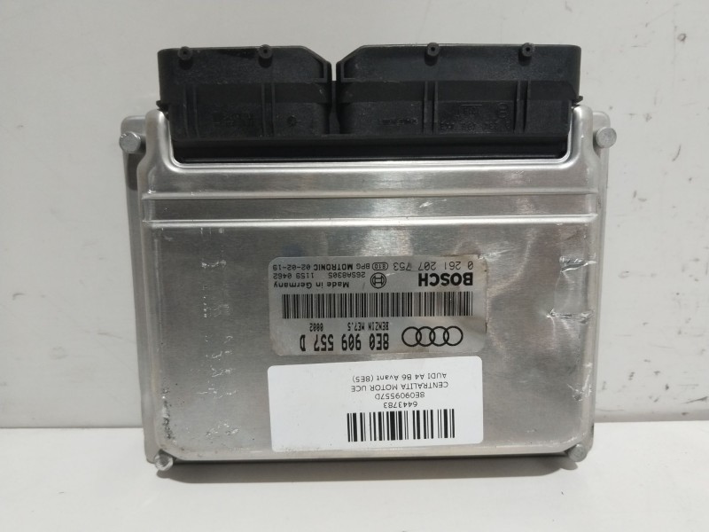 Recambio de centralita motor uce para audi a4 b6 avant (8e5) 2.0 referencia OEM IAM 8E0909557D   Recambio de centralita motor uce para audi a4 b6 avant (8e5) 2.0 referencia OEM IAM 8E0909557D