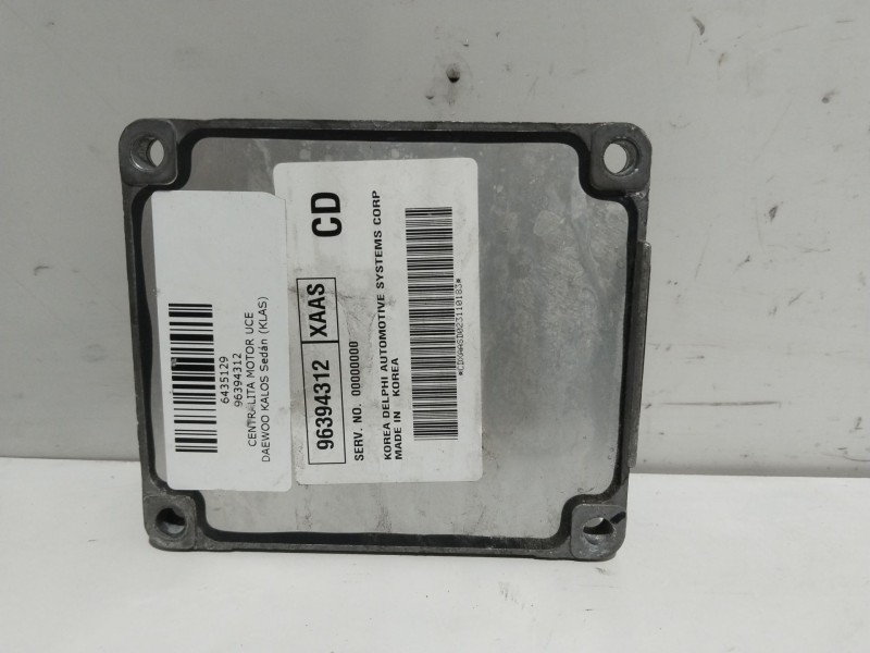 Recambio de centralita motor uce para daewoo kalos sedán (klas) 1.4 referencia OEM IAM 96394312  