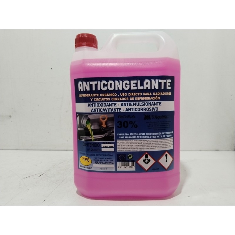 Recambio de anticongelante 5l 30% rosa tequina para material nuevo referencia OEM IAM   