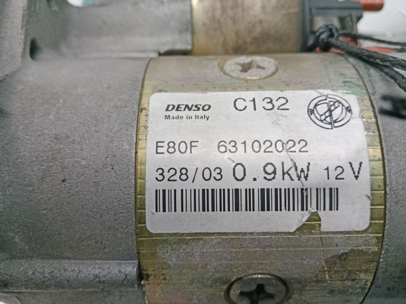 Recambio de motor arranque para fiat panda furgoneta/hatchback (141_) 1.1 4x4 referencia OEM IAM 63102022  