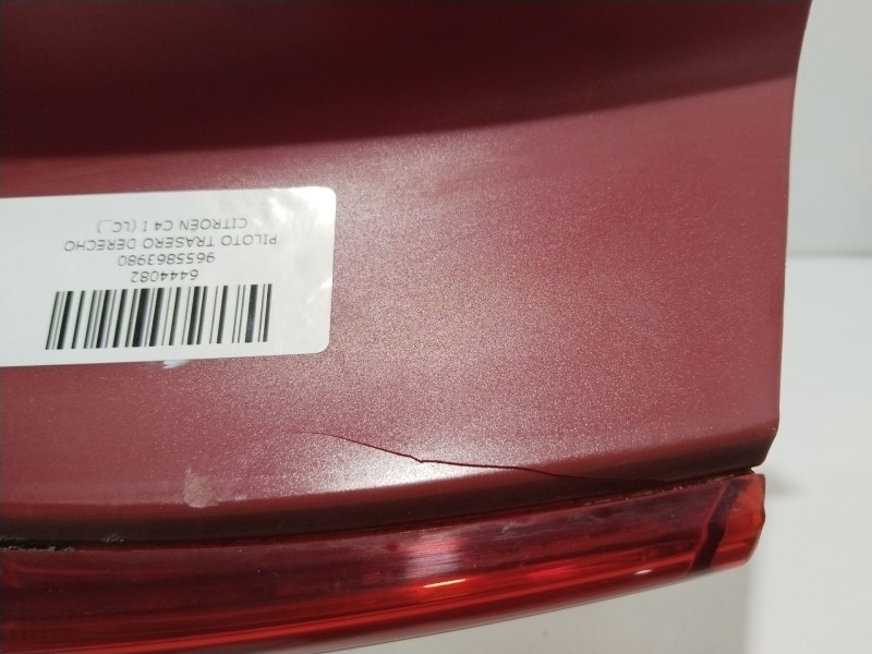 Recambio de piloto trasero derecho para citroën c4 i (lc_) 1.4 16v referencia OEM IAM 9655863980   Recambio de piloto trasero derecho para citroën c4 i (lc_) 1.4 16v referencia OEM IAM 9655863980