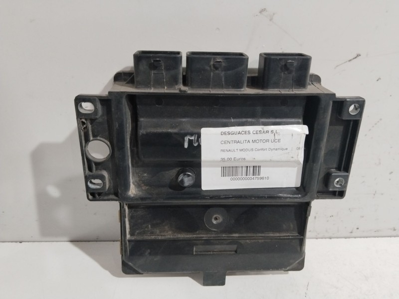 Recambio de centralita motor uce para renault modus confort dynamique referencia OEM IAM   
