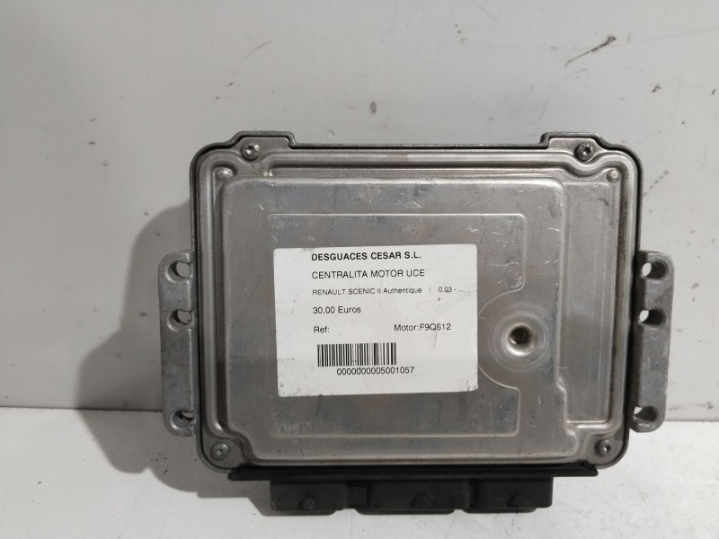 Recambio de centralita motor uce para renault scenic ii authentique referencia OEM IAM   