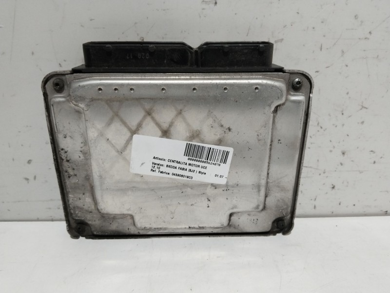 Recambio de centralita motor uce para skoda fabia (5j2 ) style referencia OEM IAM 045906019CD  0281012749