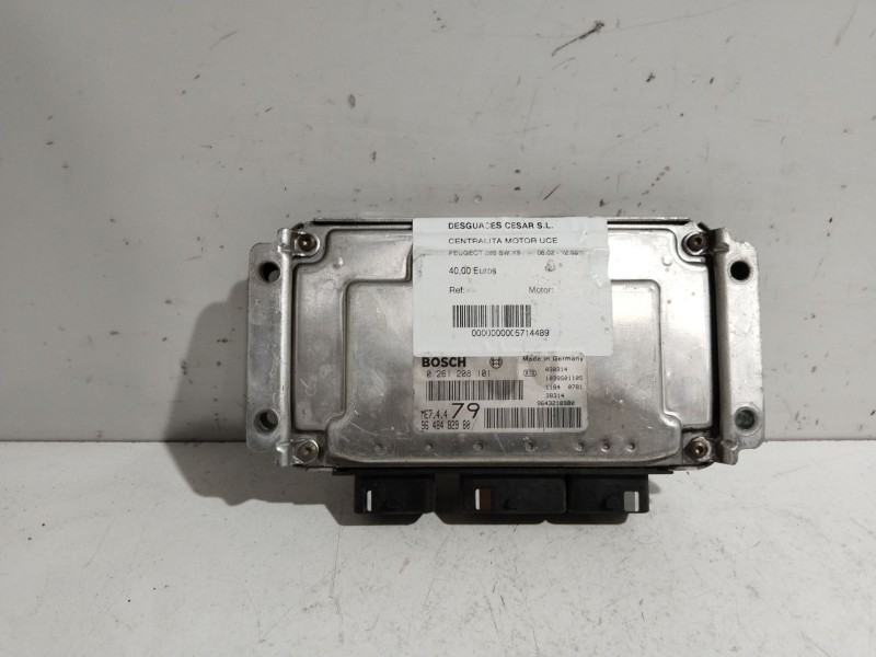 Recambio de centralita motor uce para peugeot 206 sw xs referencia OEM IAM   