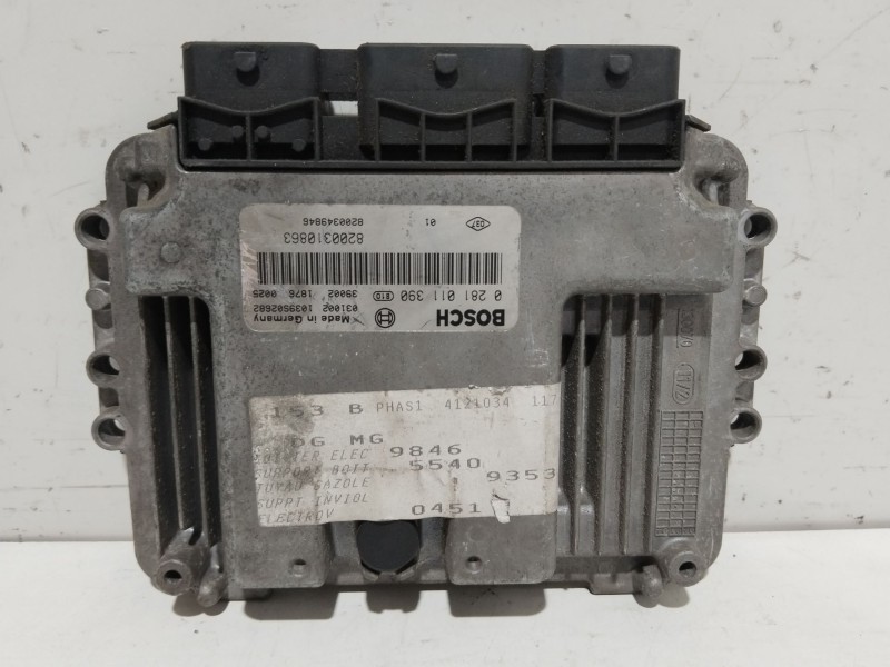 Recambio de centralita motor uce para renault scenic ii authentique referencia OEM IAM   
