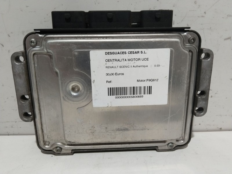 Recambio de centralita motor uce para renault scenic ii authentique referencia OEM IAM   