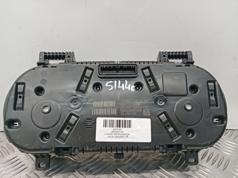 Recambio de cuadro instrumentos para dacia sandero ii 1.0 tce 90 gpf referencia OEM IAM 248093711R  