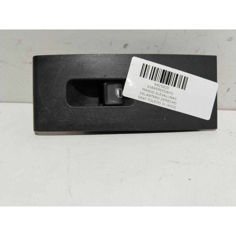 Recambio de mando elevalunas delantero derecho para seat toledo iv (kg3) 1.6 tdi referencia OEM IAM 6JA959855WHS  