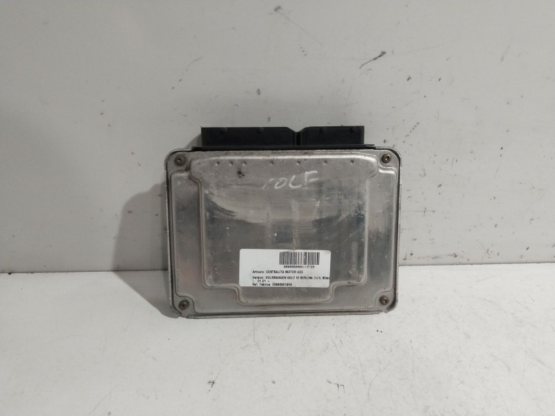 Recambio de centralita motor uce para volkswagen golf iv berlina (1j1) básico referencia OEM IAM 038906019FG  0281010702