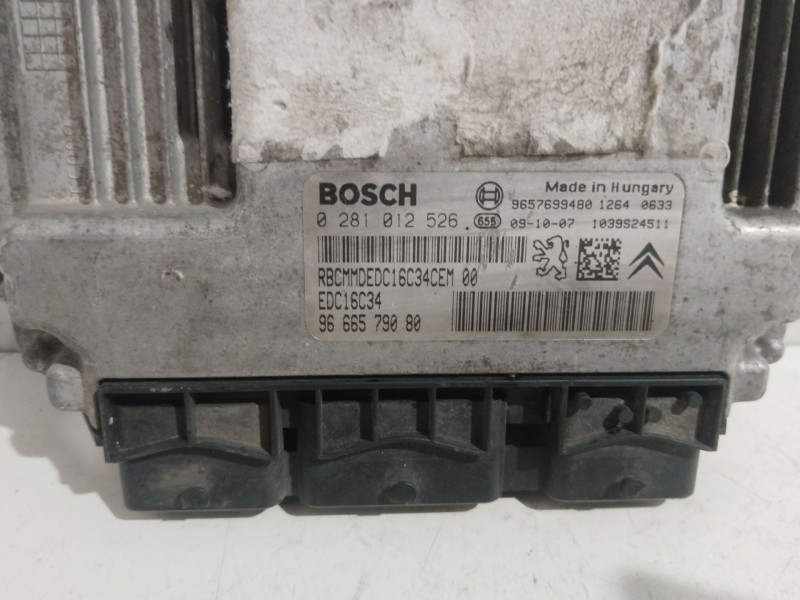Recambio de centralita motor uce para peugeot 206+ básico referencia OEM IAM 0281012526  9666579080