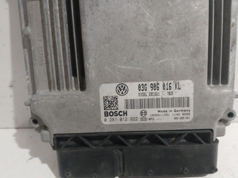 Recambio de centralita motor uce para seat altea (5p1) green referencia OEM IAM 03G906016KL  0281012922