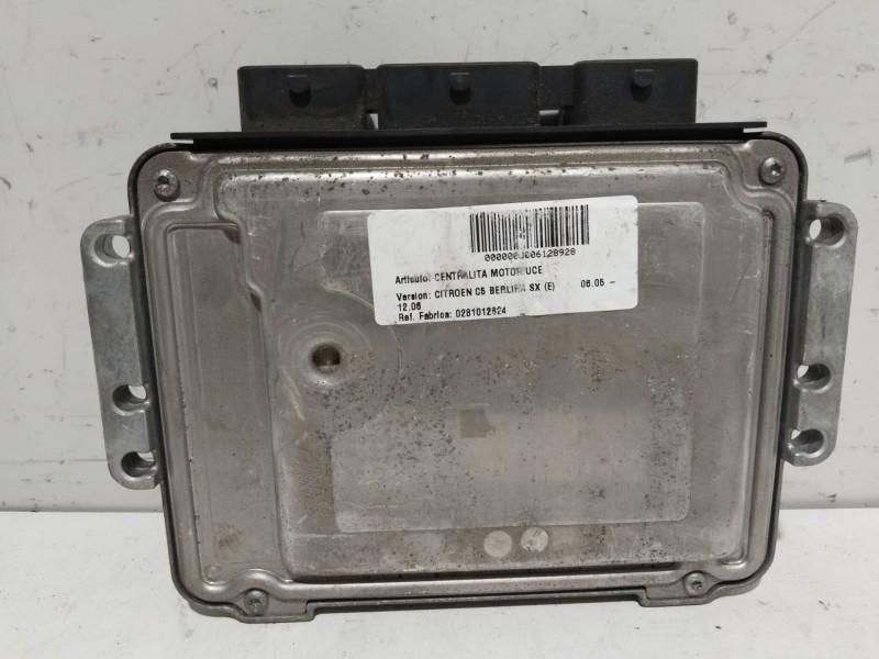 Recambio de centralita motor uce para citroën c5 berlina sx (e) referencia OEM IAM 0281012624  9659728480