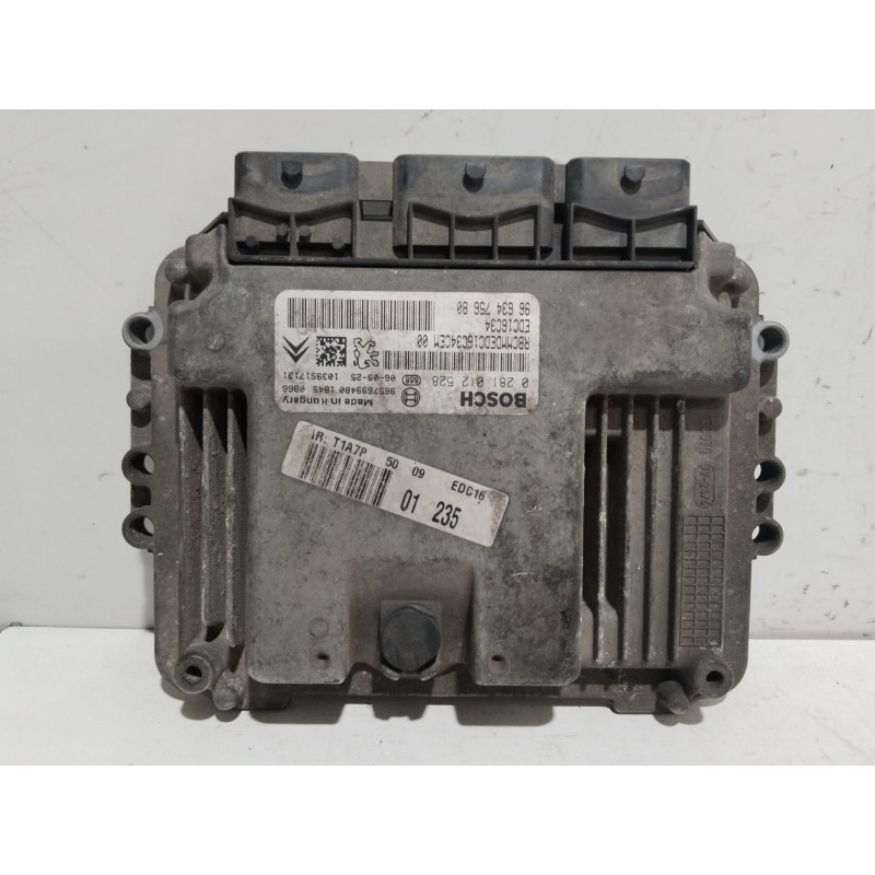 Recambio de centralita motor uce para peugeot 206 van 1.4 hdi referencia OEM IAM 0281012528  