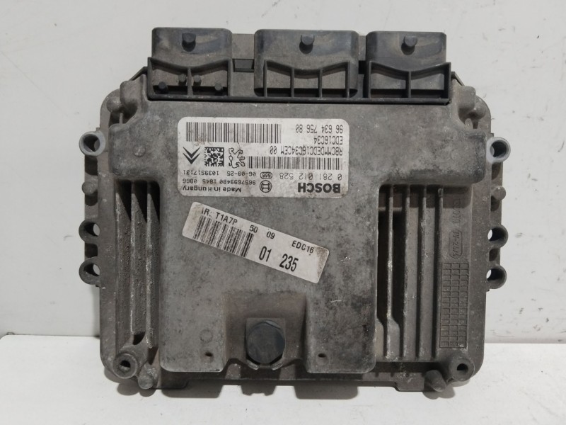 Recambio de centralita motor uce para peugeot 206 van 1.4 hdi referencia OEM IAM 0281012528  