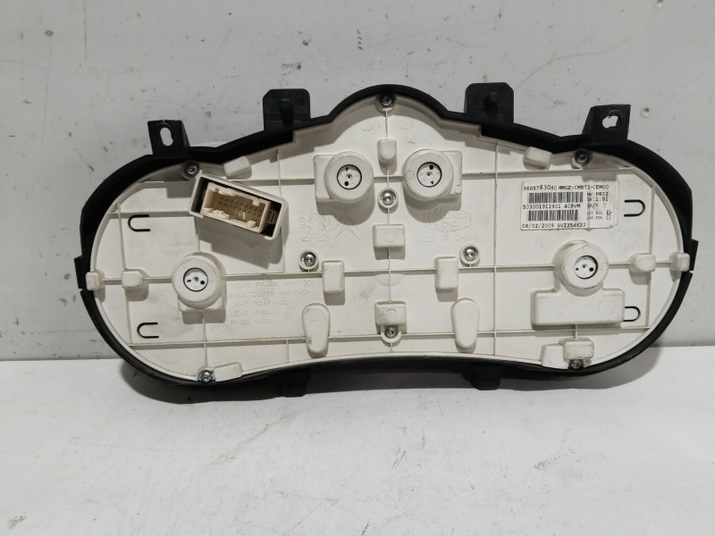 Recambio de cuadro instrumentos para peugeot 206 hatchback (2a/c) 1.4 hdi referencia OEM IAM 9665783080  