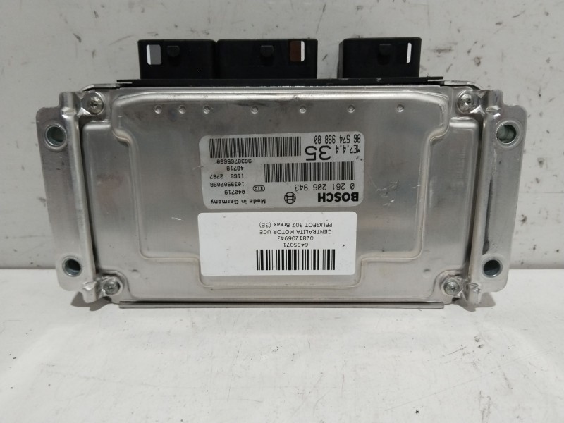 Recambio de centralita motor uce para peugeot 307 break (3e) 1.6 16v referencia OEM IAM 0281206943  
