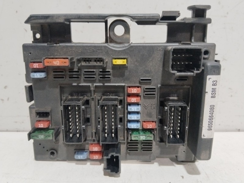 Recambio de caja reles / fusibles para peugeot 307 break (3e) 1.6 16v referencia OEM IAM 9650664080  
