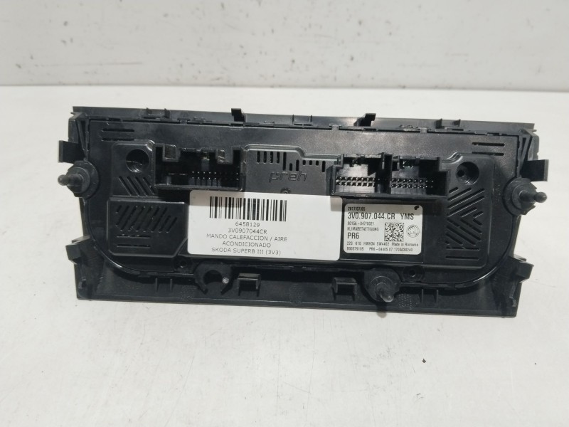 Recambio de mando calefaccion / aire acondicionado para skoda superb iii (3v3) 2.0 tdi referencia OEM IAM 3V0907044CR  