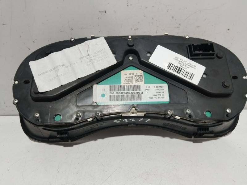 Recambio de cuadro instrumentos para peugeot 307 sw (3h) 1.6 hdi 110 referencia OEM IAM 9655925880   Recambio de cuadro instrumentos para peugeot 307 sw (3h) 1.6 hdi 110 referencia OEM IAM 9655925880