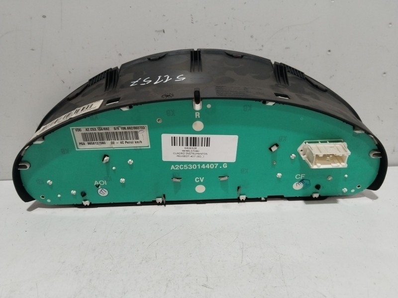 Recambio de cuadro instrumentos para peugeot 407 (6d_) 1.8 (6d6fzb) referencia OEM IAM 9658137080  