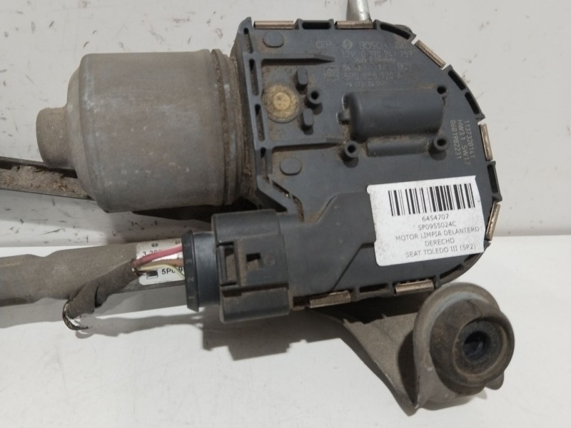 Recambio de motor limpia delantero para seat toledo iii (5p2) 1.9 tdi referencia OEM IAM 5P0955024C  