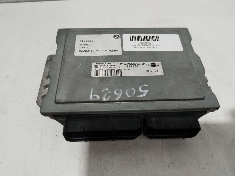 Recambio de centralita motor uce para mini mini (r50, r53) cooper referencia OEM IAM S122237005A  