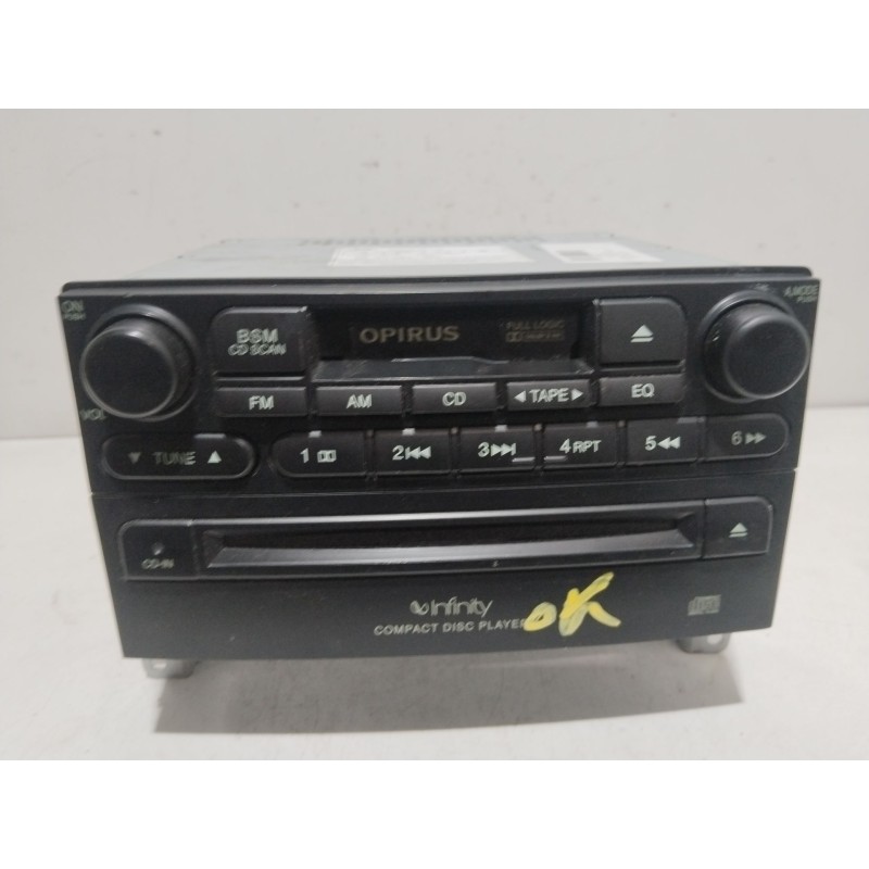 Recambio de sistema audio / radio cd para kia opirus (gh) 3.5 referencia OEM IAM 961953F200  