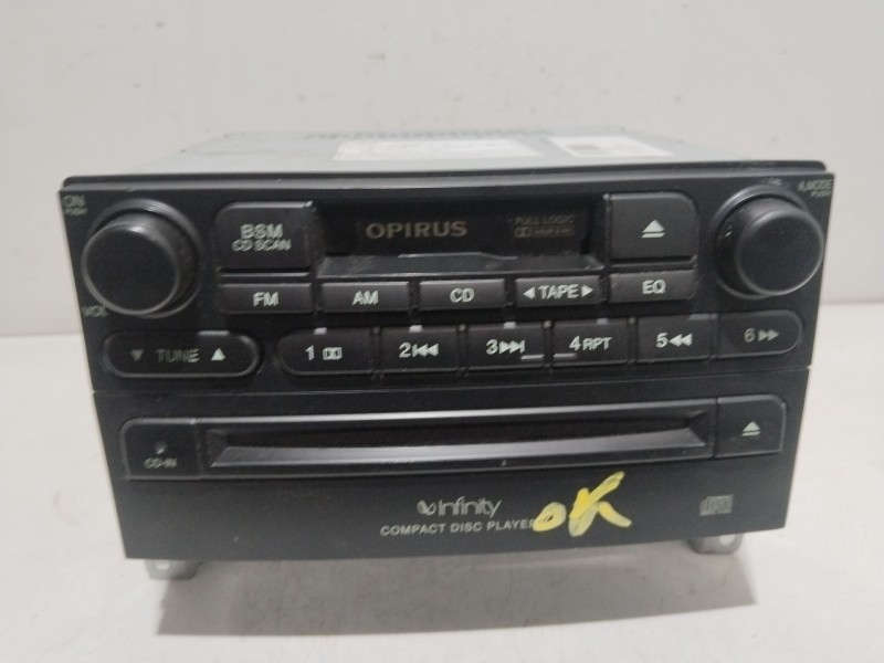 Recambio de sistema audio / radio cd para kia opirus (gh) 3.5 referencia OEM IAM 961953F200  