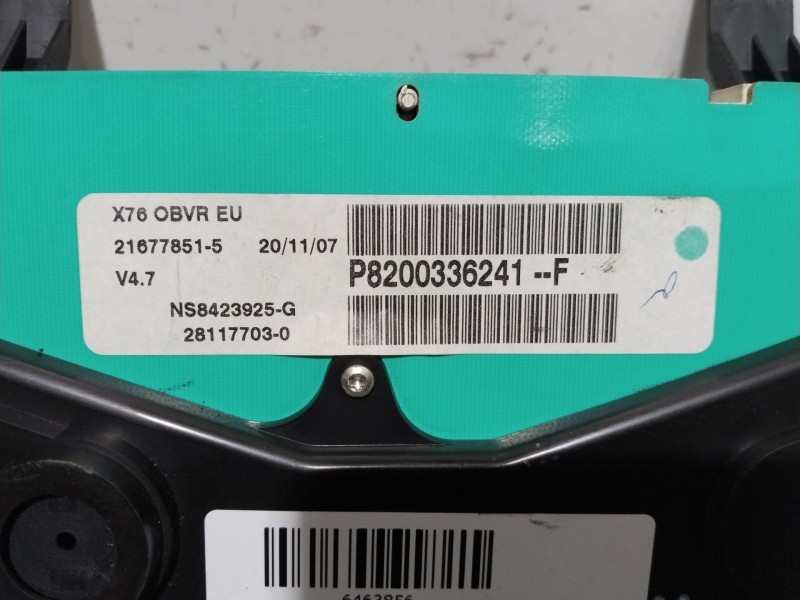 Recambio de cuadro instrumentos para renault kangoo express (fc0/1_) 1.5 dci (fc1e) referencia OEM IAM 216709164  