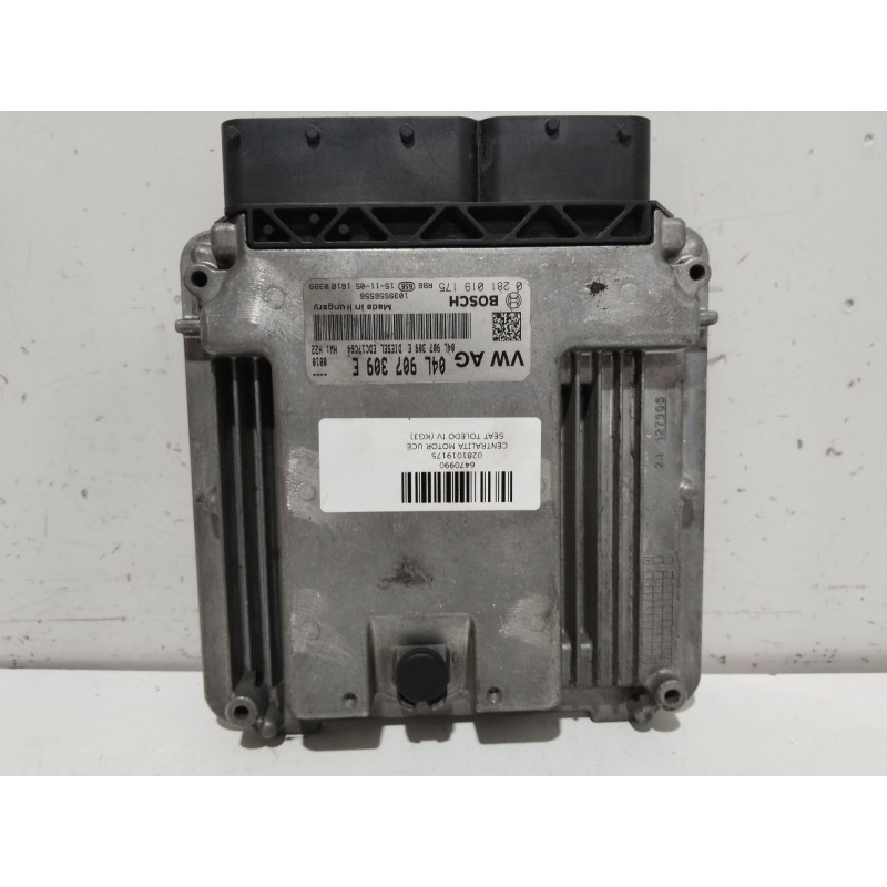 Recambio de centralita motor uce para seat toledo iv (kg3) 1.6 tdi referencia OEM IAM 0281019175  