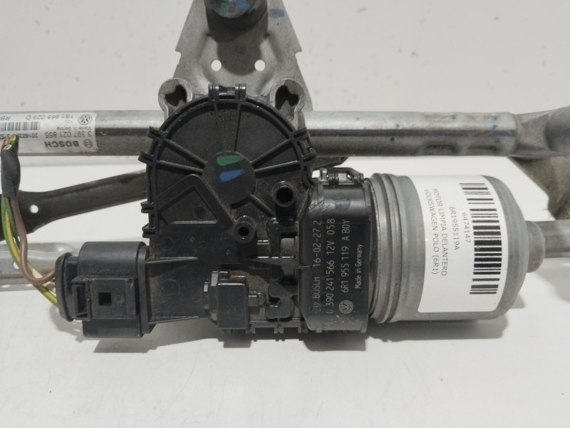 Recambio de motor limpia delantero para volkswagen polo (6r1) advance referencia OEM IAM 6R1955119A  