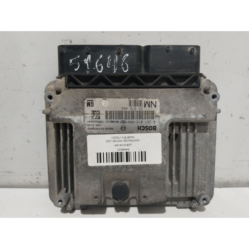 Recambio de centralita motor uce para saab 9-3 (ys3d) 2.0 i referencia OEM IAM 0281016154  