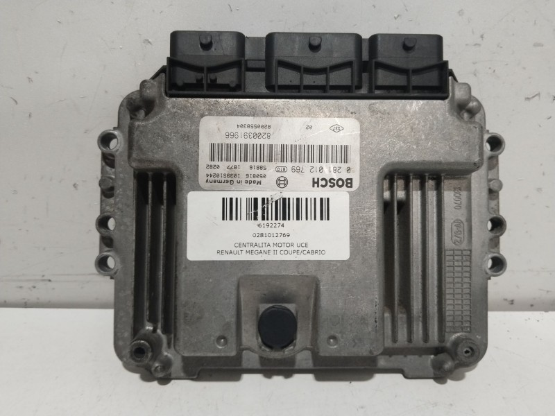 Recambio de centralita motor uce para renault megane ii coupe/cabrio luxe dynamique referencia OEM IAM 0281012769   Recambio de centralita motor uce para renault megane ii coupe/cabrio luxe dynamique referencia OEM IAM 0281012769