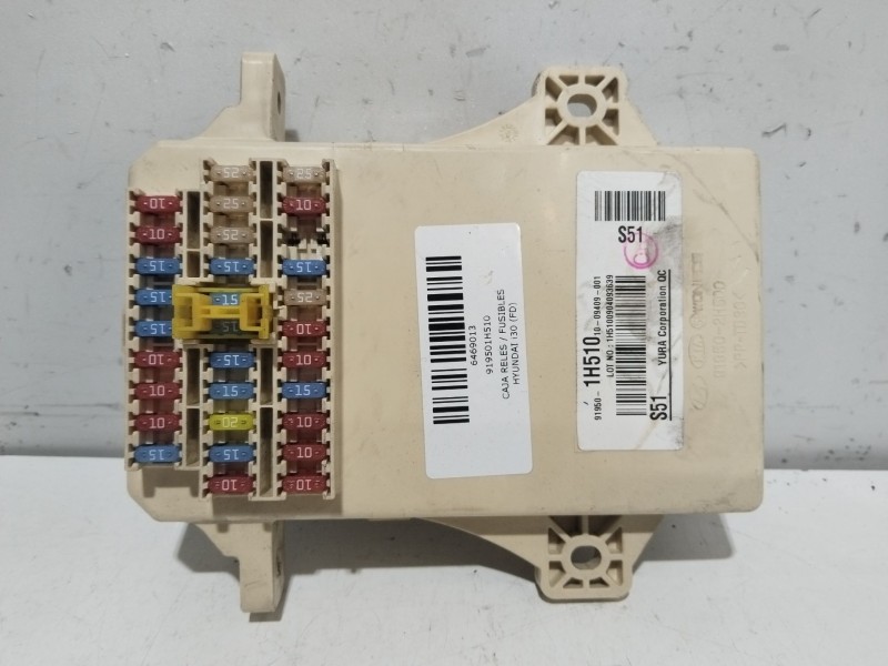 Recambio de caja reles / fusibles para hyundai i30 (fd) 1.4 referencia OEM IAM 919501H510  