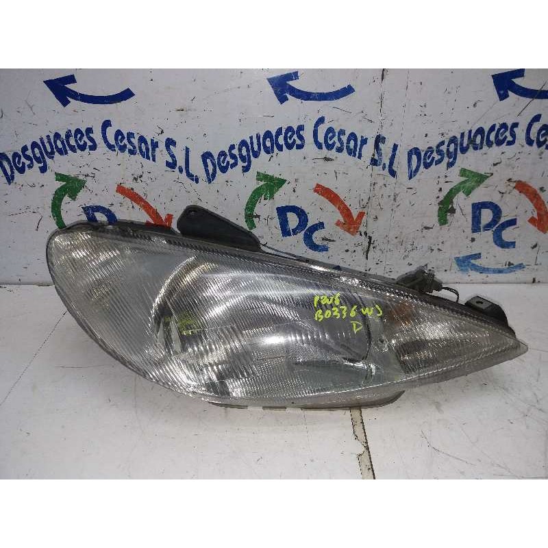 Recambio de faro derecho para peugeot 206 berlina xr referencia OEM IAM   