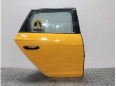 Recambio de puerta trasera derecha para seat leon (5f1) 1.4 tgi referencia OEM IAM 5F9833056  AMARILLO