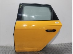 Recambio de puerta trasera izquierda para seat leon (5f1) 1.4 tgi referencia OEM IAM 5F9833055  AMARILLO