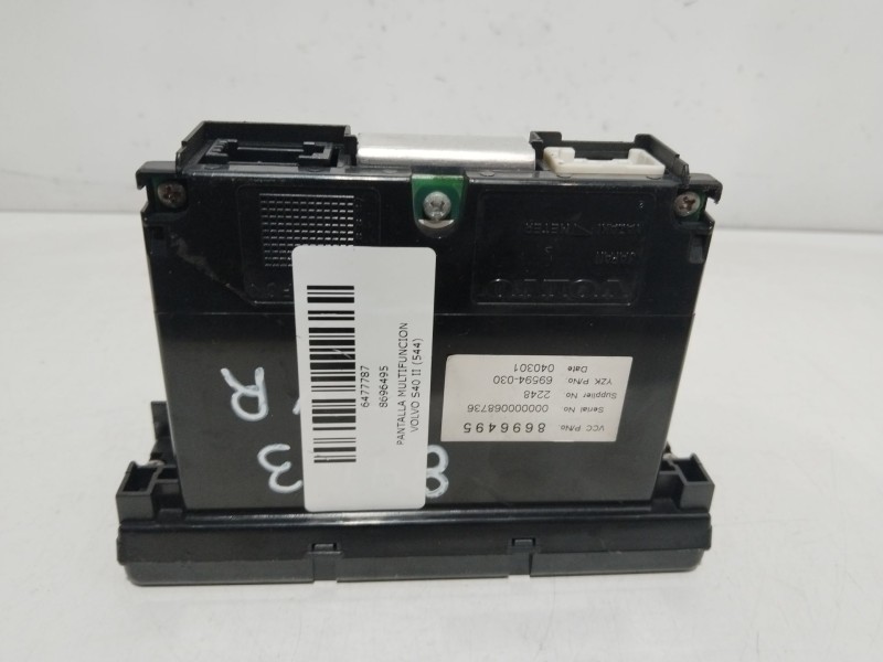 Recambio de pantalla multifuncion para volvo s40 ii (544) 2.0 d referencia OEM IAM 8696495  