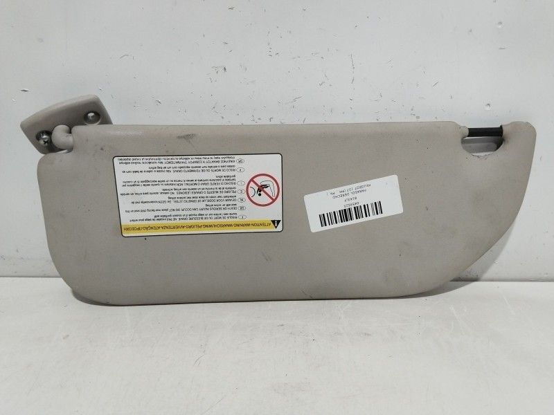 Recambio de parasol derecho para peugeot 107 (pm_, pn_) 1.0 referencia OEM IAM 8143LP  