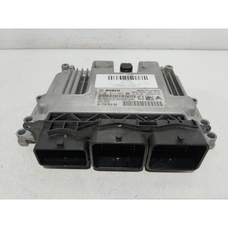 Recambio de centralita motor uce para citroën c4 ii (nc_) 1.6 hdi 90 referencia OEM IAM 0281017862  