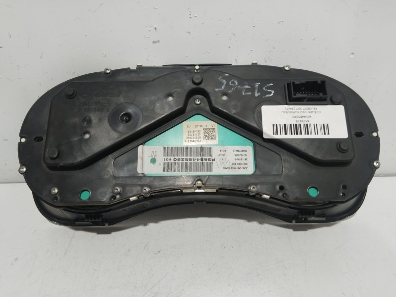 Recambio de cuadro instrumentos para peugeot 307 (3a/c) 1.6 hdi 110 referencia OEM IAM 9654485280  