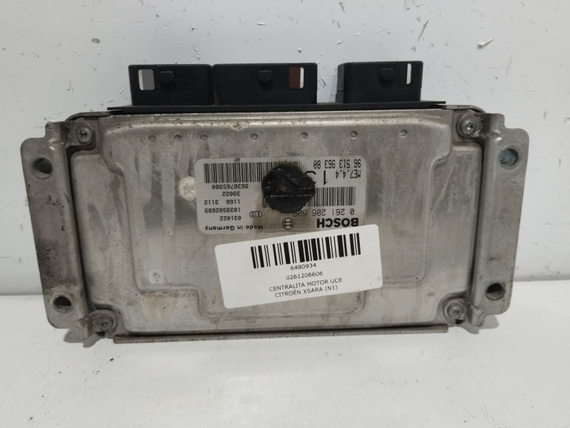 Recambio de centralita motor uce para citroën xsara (n1) 1.6 16v referencia OEM IAM 0261206606  
